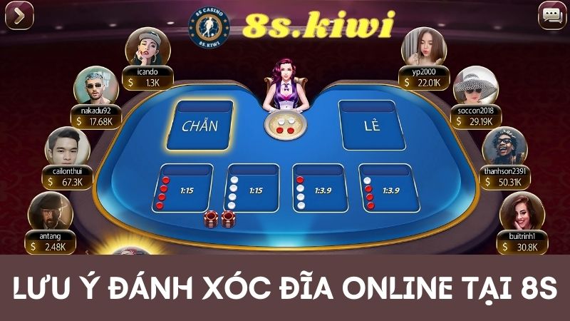 Lưu ý khi đánh Xóc đĩa online 